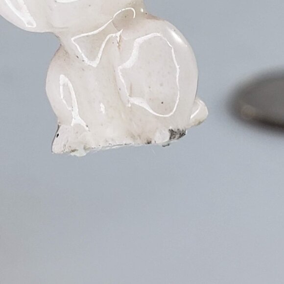 Hagen Renaker Thin Poodle Puppy Pale Pink Dog Miniature Figurine *FLAW* - Picture 7 of 8